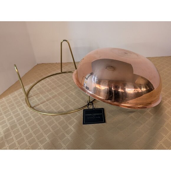 Daniel Cremieux Maison Tri-Ply Copper Mixing Bowl W/ Stand Designed In France - Picture 5 of 8